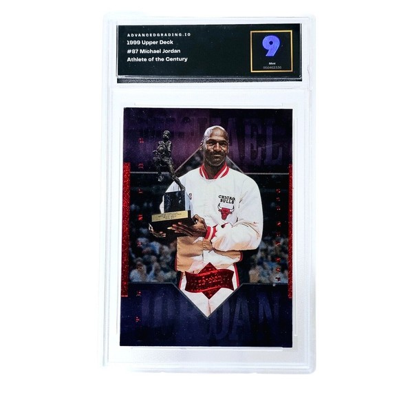 MICHAEL JORDAN #87 Advanced Grading io MINT 9 Upper Deck Athlete of The Century! - Picture 1 of 3